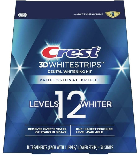 Crest Level 12 Professional Bright 36 strips