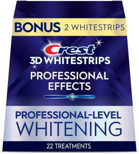 Crest Level 18  Professional Effects Whitestrips 40 Strips (20 Count Pack) Bounus pack