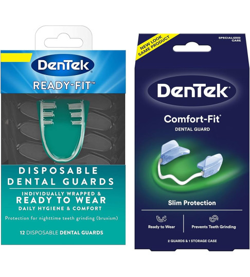 DenTek  Comfort-Fit Nighttime Teeth Grinding, 2 count