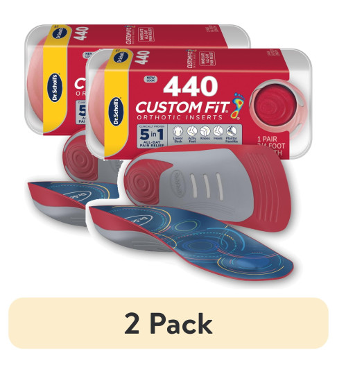 Dr. Scholl's Custom Fit Orthotic Inserts, CF 440, Red