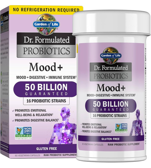 Garden of Life Dr. Formulated Probiotics Mood+ 60 ct