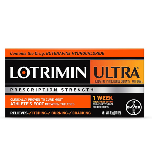 Lotrimin Ultra Antifungal Cream Athletes Foot Treatment 1.1Oz
