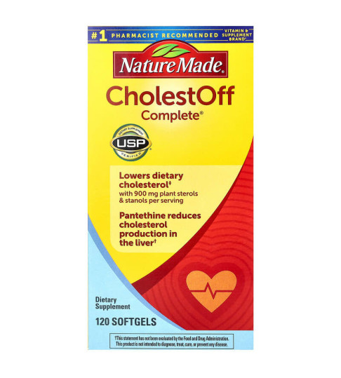 Nature Made Cholest Off COMPLETE 120 soft gels 