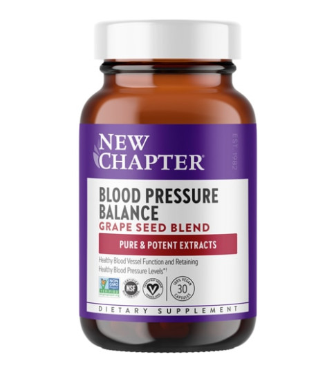 New Chapter, Blood Pressure Balance, 30 Vegan Capsules