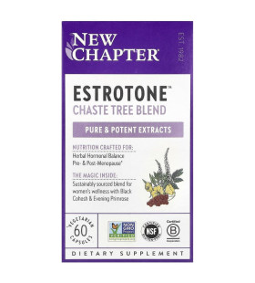 New Chapter, Estrotone, 60 Vegetarian Capsules