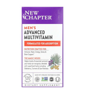 New Chapter Mens Advanced Multivitamin120 Ct