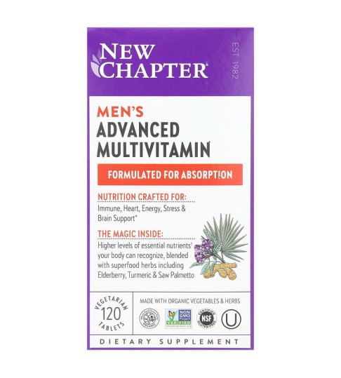 New Chapter Mens Advanced Multivitamin120 Ct