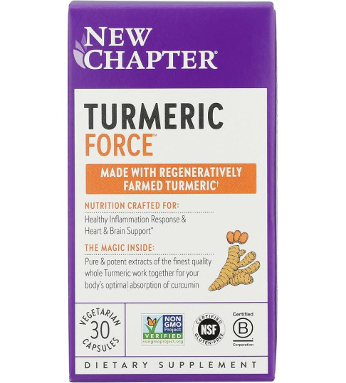 New Chapter Turmeric force 120 ct