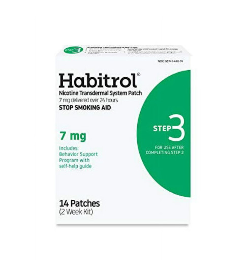 Nicoderm patches 14 Step 3 7 mg