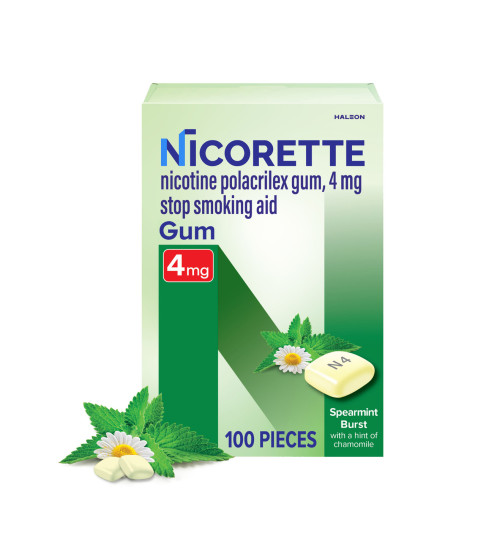 Nicorette gum 100 4 mg Spearmint