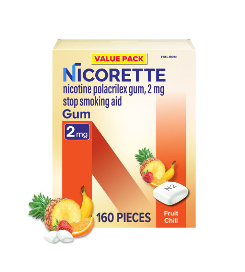 Nicorette gum 160 2 mg Fruit Chill