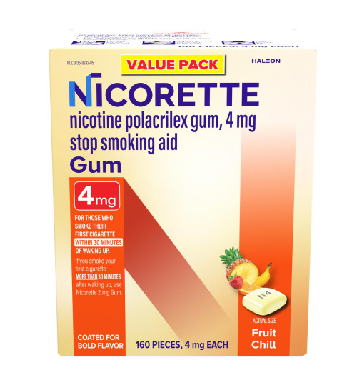 Nicorette gum 160 4 mg Fruit Chill