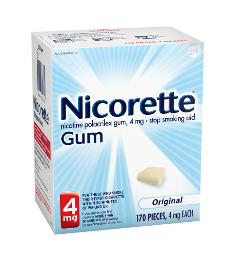Nicorette gum 170 4 mg Original