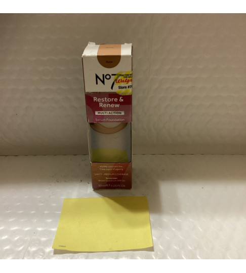 No7 Restore & Renew Serum 30Ml (same item, 2 upc)