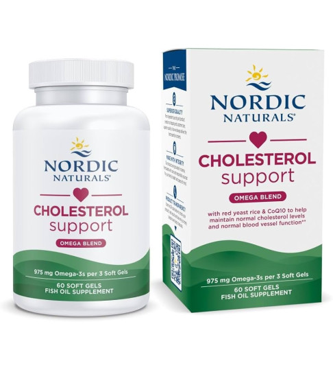Nordic Naturals Cholesterol Omega LDL, Lemon - 60 Soft Gels