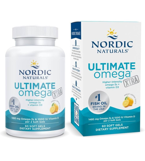 Nordic Naturals Complete Omega Xtra, Lemon 60 ct