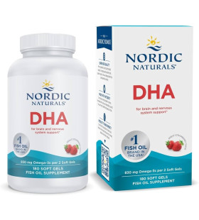 Nordic Naturals DHA - Strawberry 180 Softgels