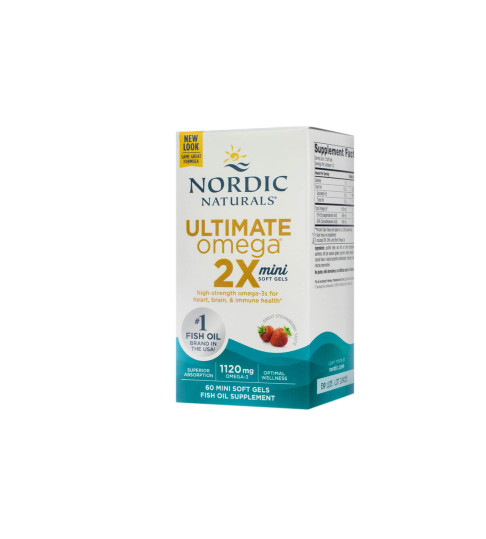 Nordic Naturals Ultimate Omega 2X Mini D3 60 ct