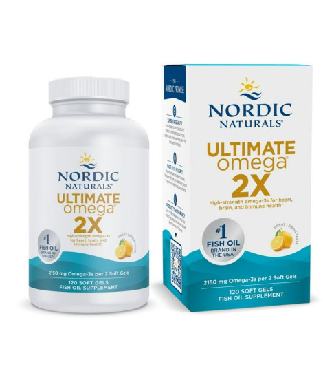 Nordic Naturals Ultimate Omega lemon 2150 2X Lemon 60 Ct   with vitamin D1