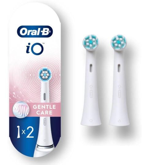 Oral-B IO Gentle Care Electric Toothbrush Replacements Brush Heads - White - 2ct