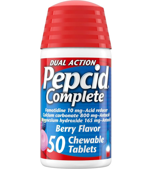 Pepcid Complete 50 ct Chewables Tropical